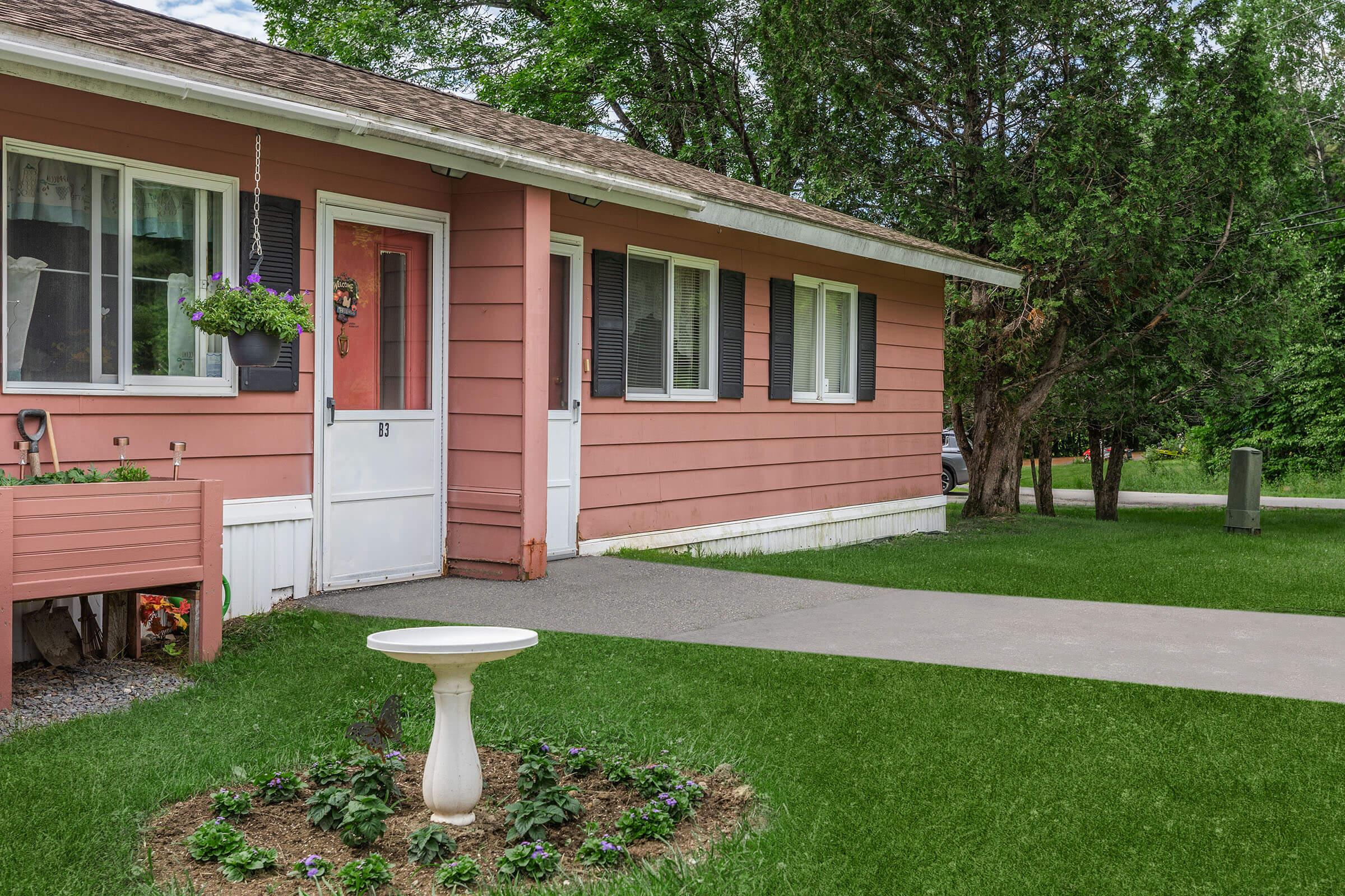 a large lawn in front of a house