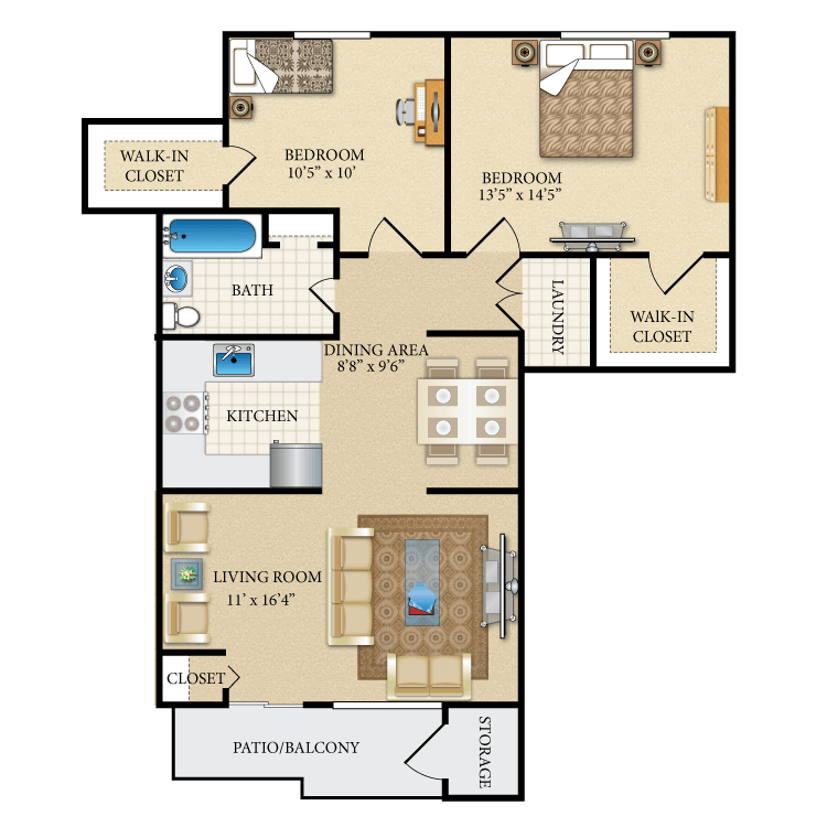 Floor plan image of The Jefferson