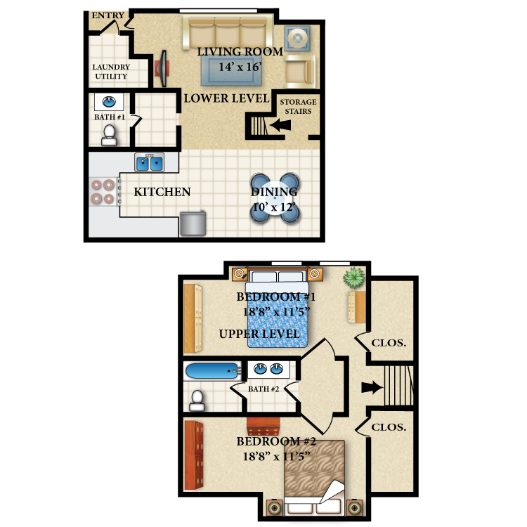 Floor plan image of The Van Buren