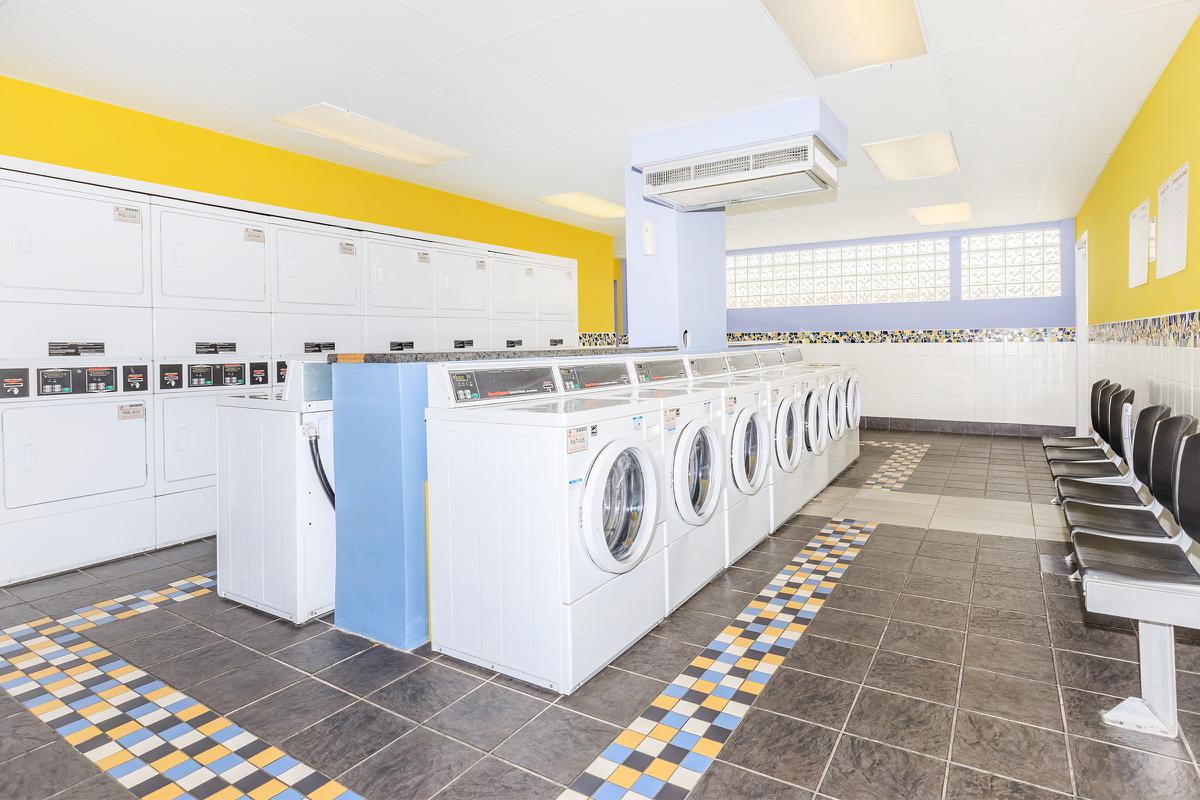 Laundry facility here at The District in St. Louis, Missouri