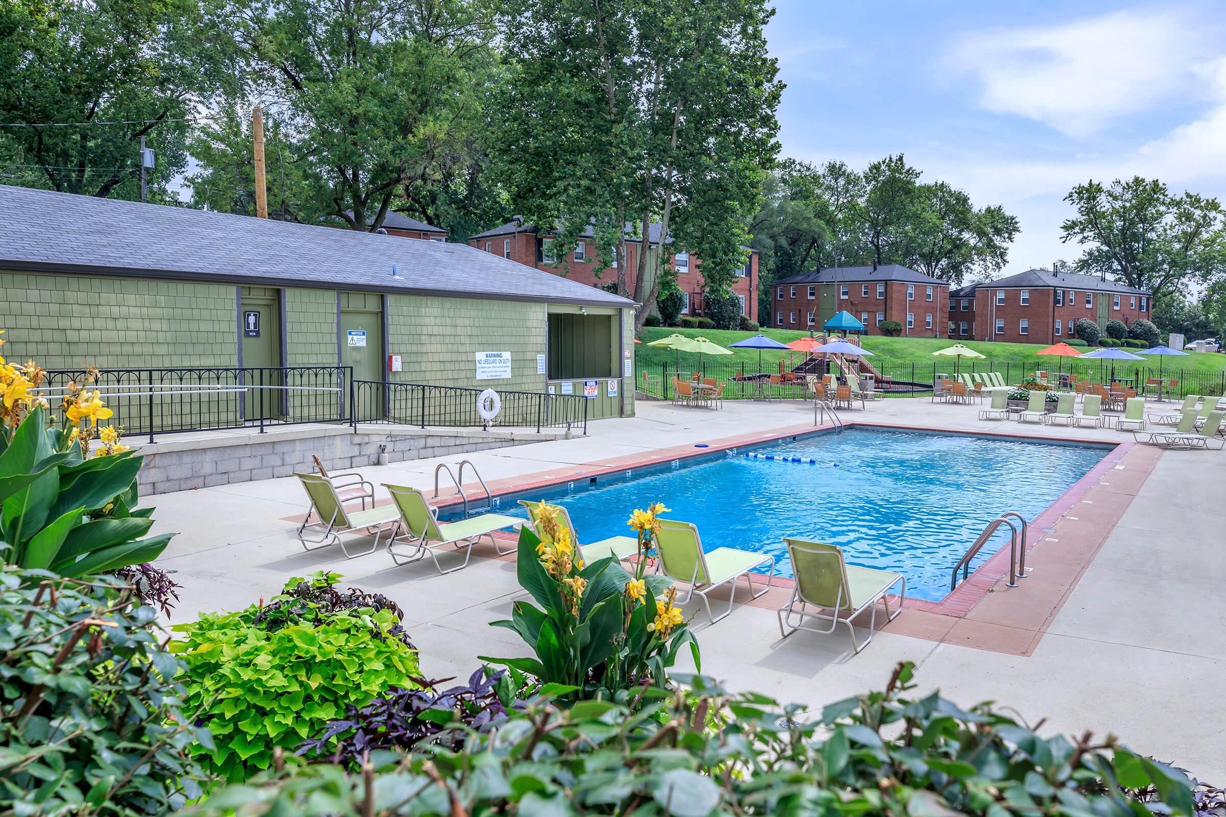 Swimming Pool at The District in St Louis Area