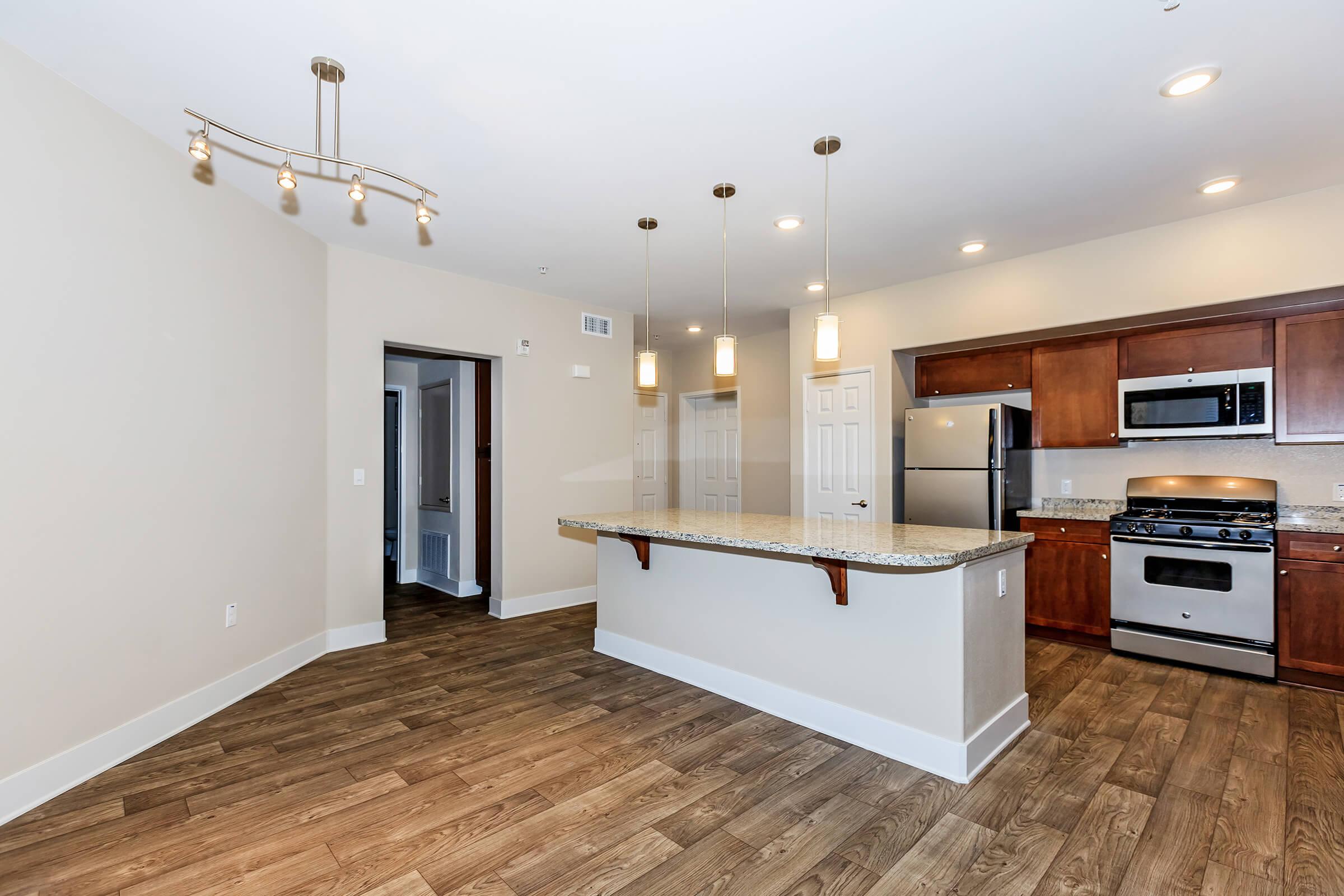 a modern kitchen