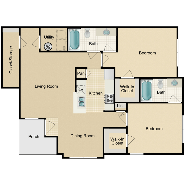 Floor plan image of Plan D1
