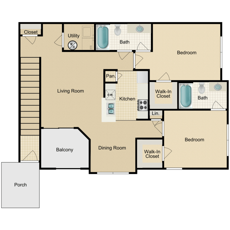 Floor plan image of Plan D2