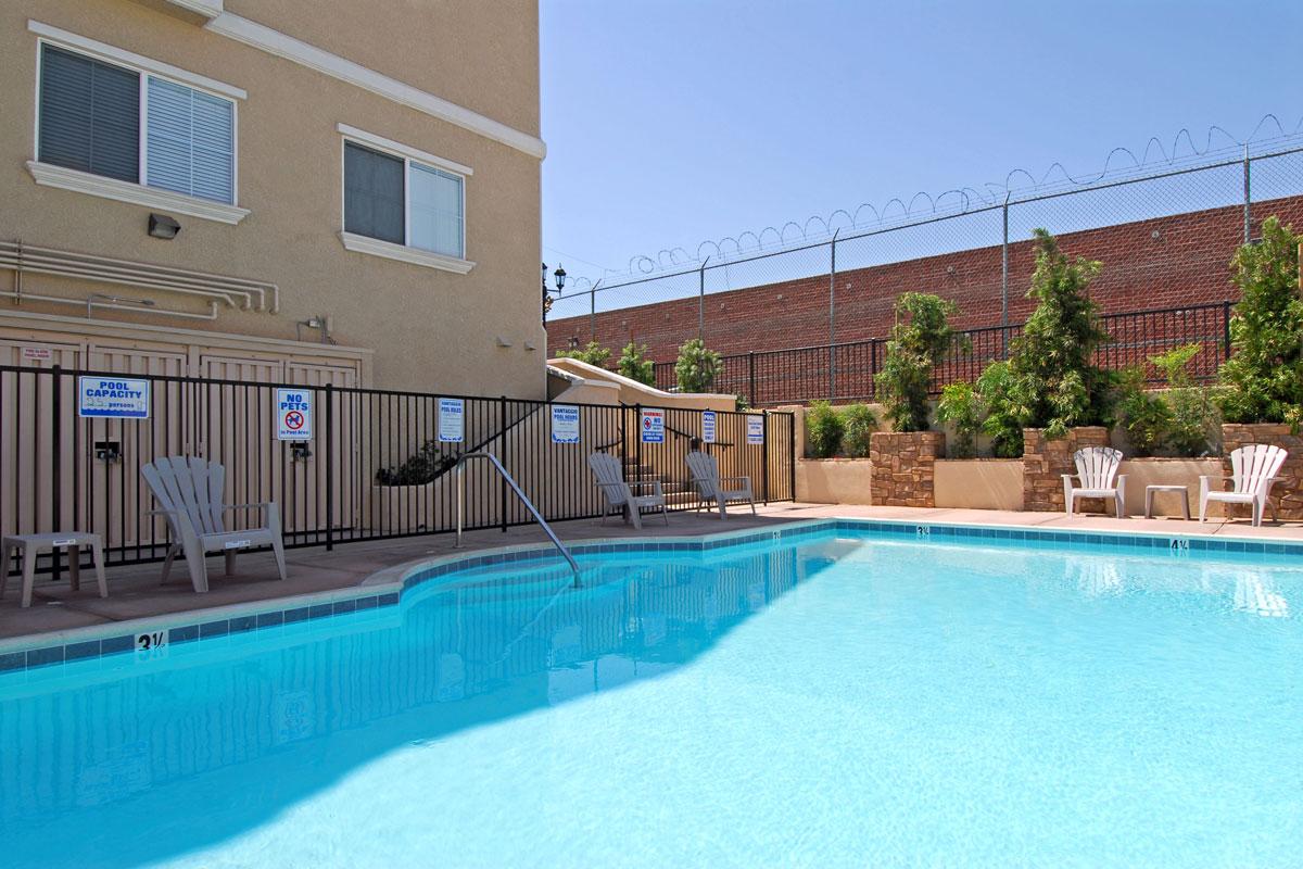 a large pool of water