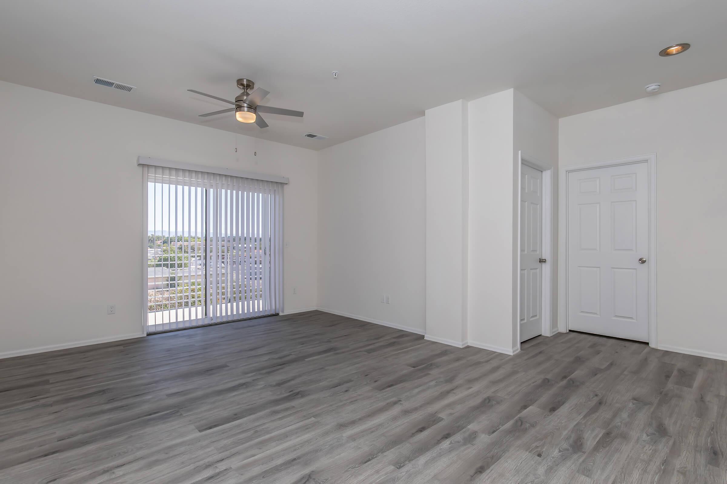 a room with a wooden floor