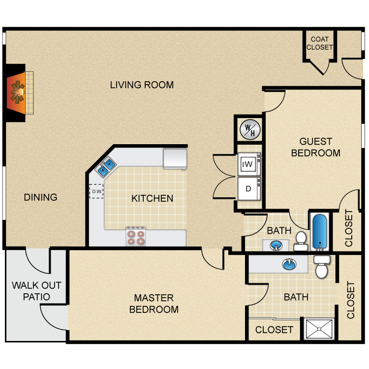 Floor plan image of B2