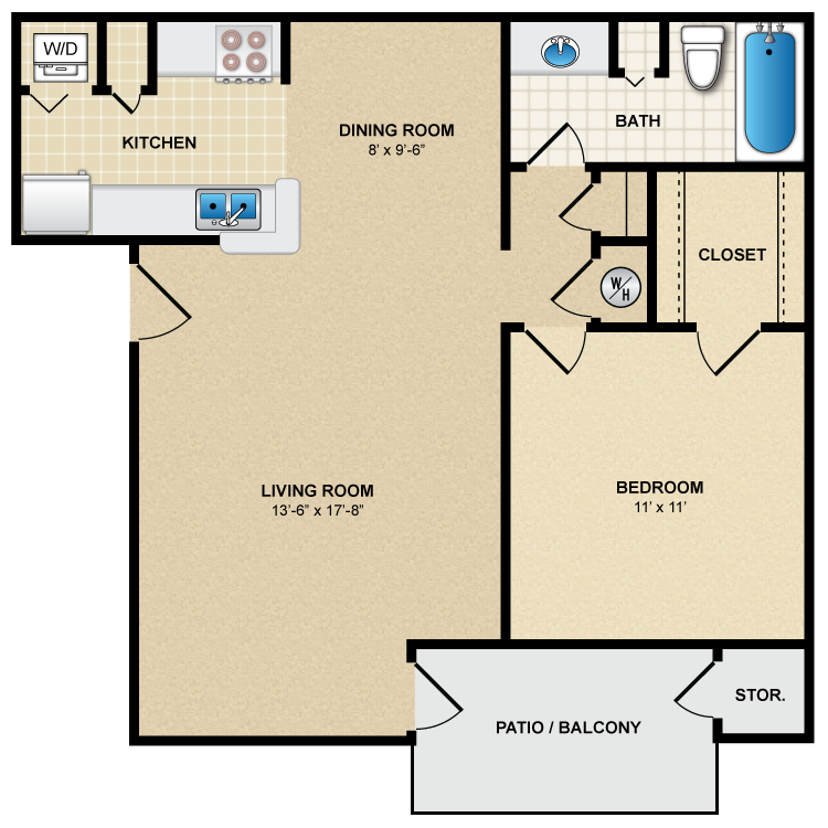 Floor plan image of Spruce