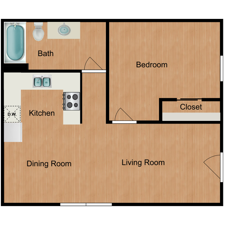 Floor plan image of The Rick