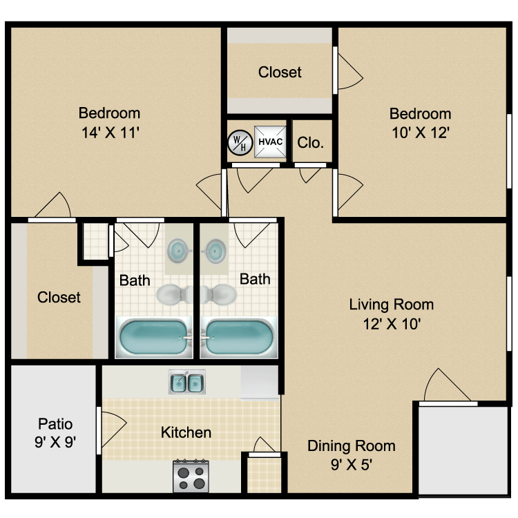 Floor plan image of 1C Corp