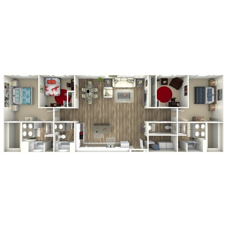 Floor plan image of 3 Bedroom Penthouse
