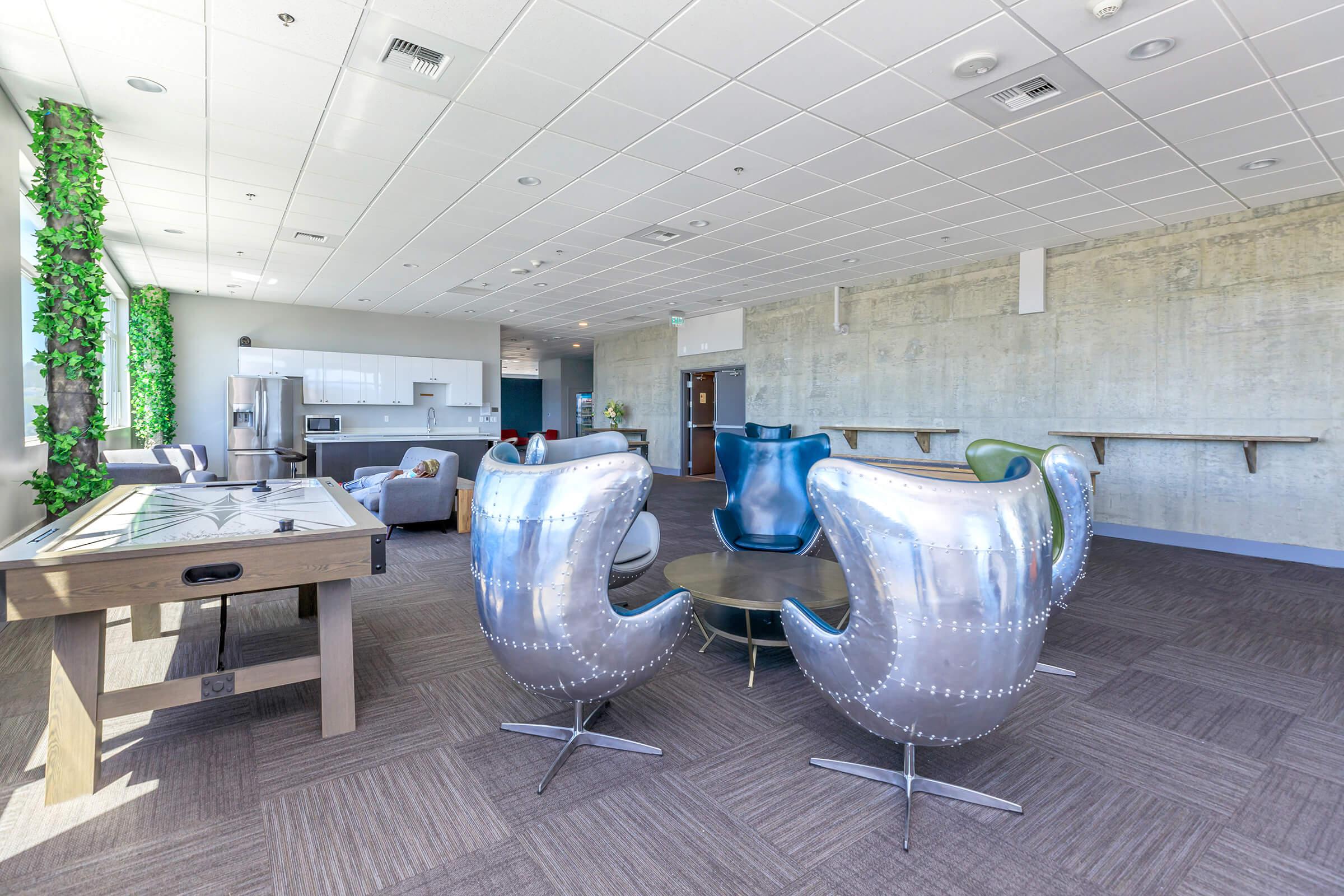 a room filled with lots of furniture