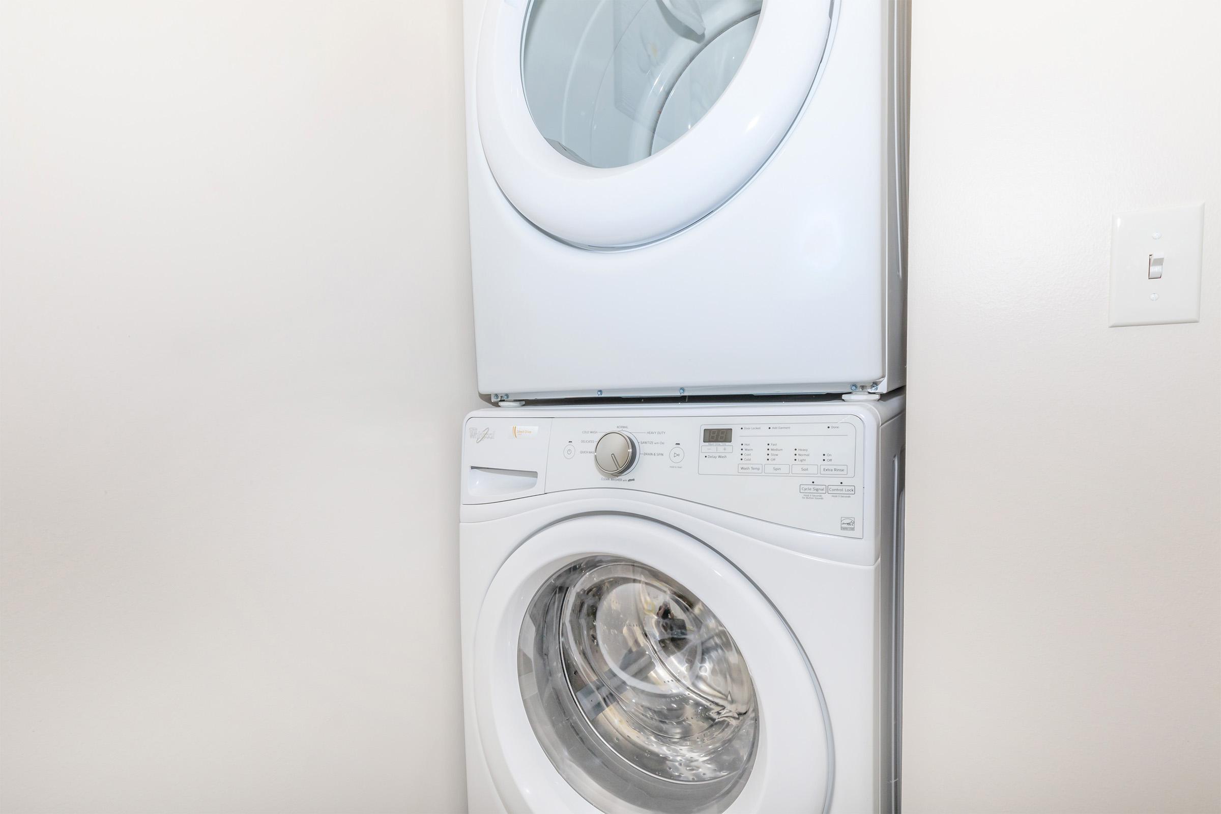 IN-HOME WASHER AND DRYER
