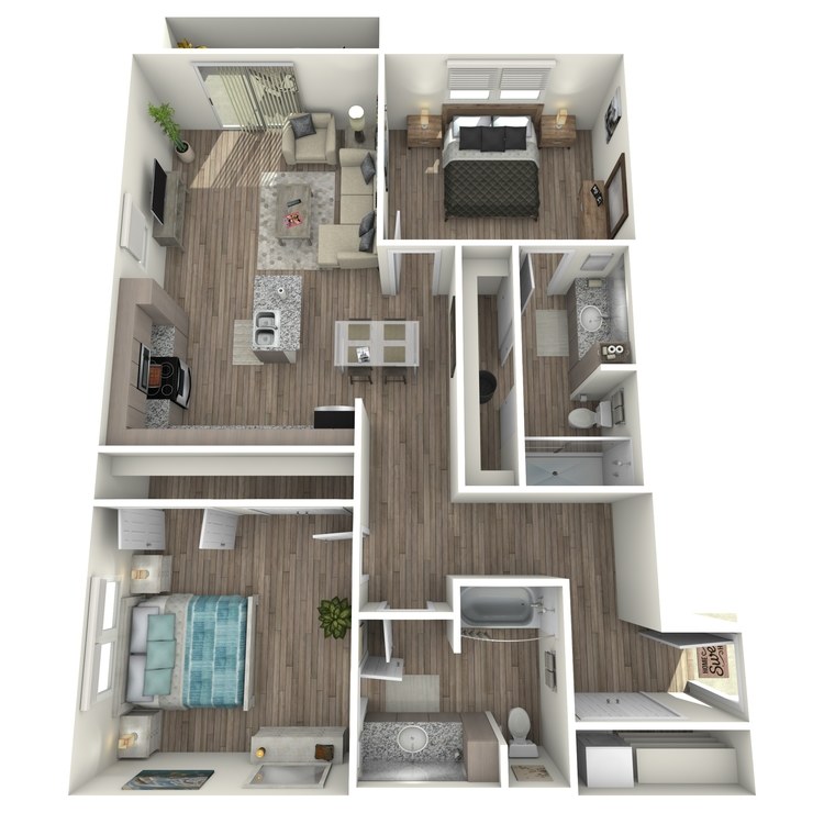 Floor plan image of B2