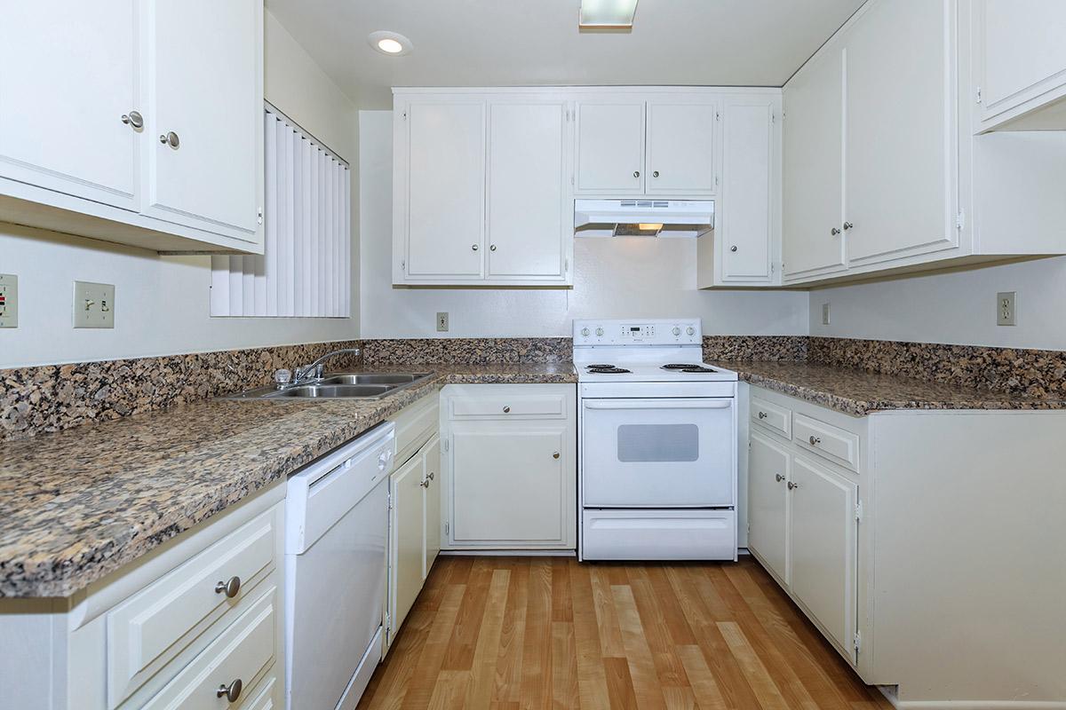 Kitchen with granite countertops