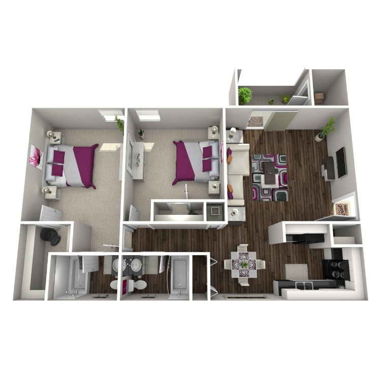 Floor plan image of Begonia