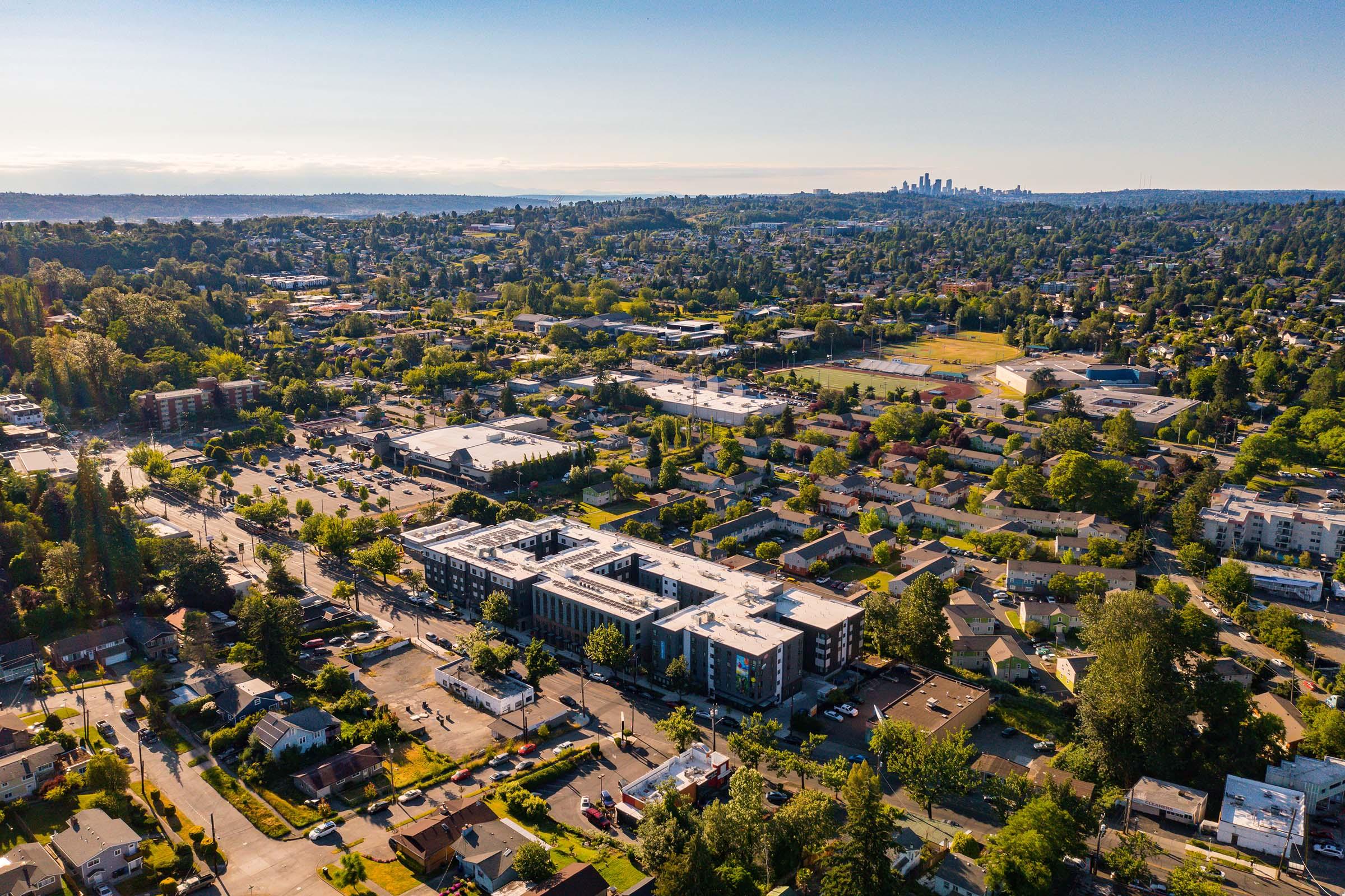 a view of a city