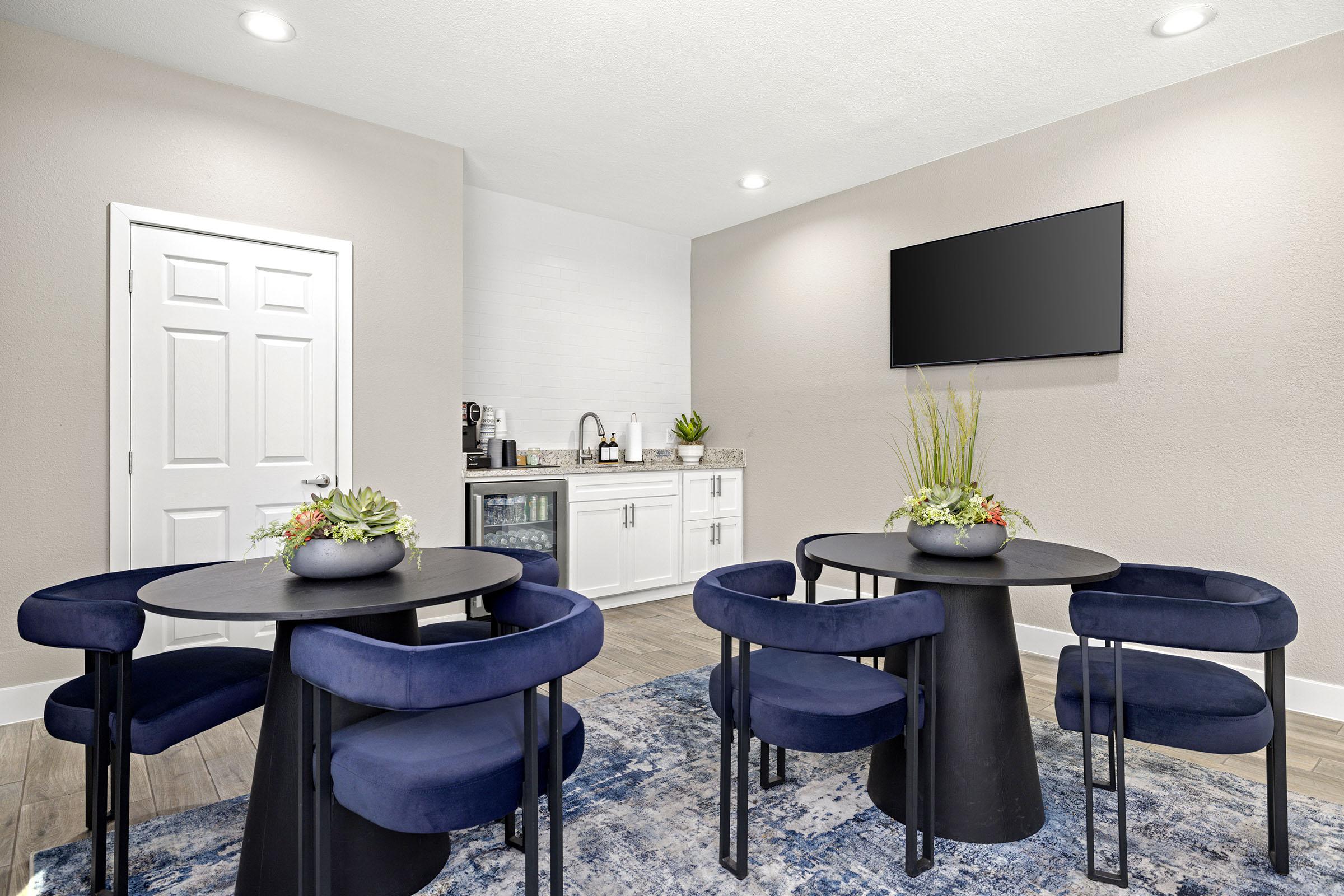 Leasing-office and resident common area.
