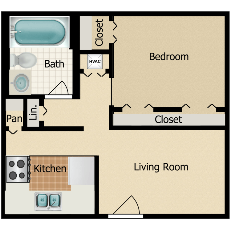 Floor plan image of Pine