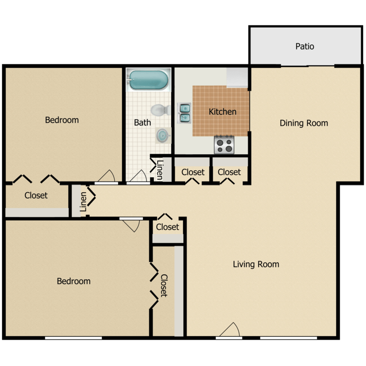 Floor plan image of Laurel Oak