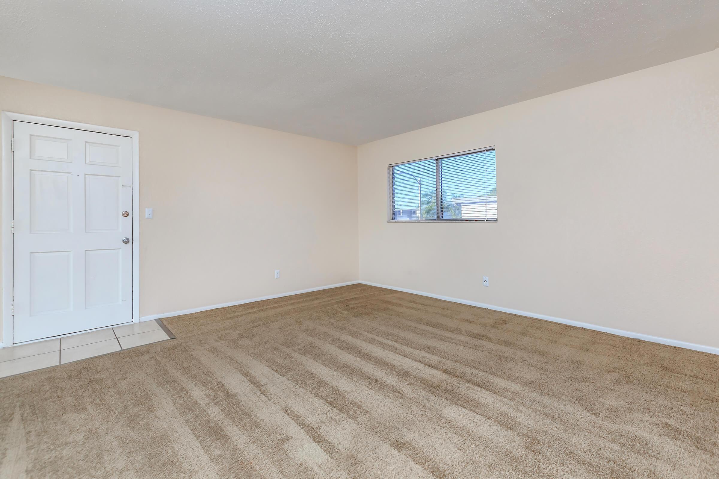 PLUSH CARPETING IN YOUR NEW LIVING SPACE AT THE CROSSINGS AT 66TH APARTMENTS