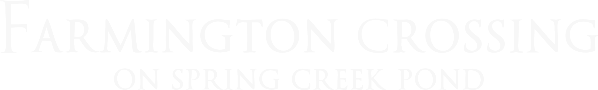 Farmington Crossing ebrochure logo