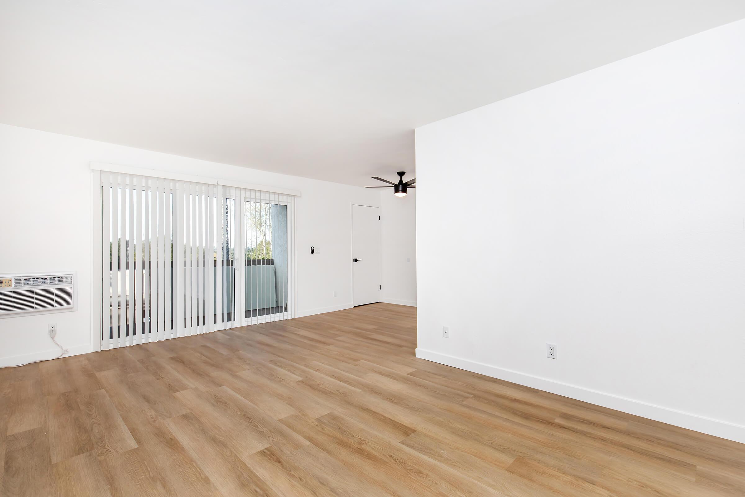 a room with a wooden floor