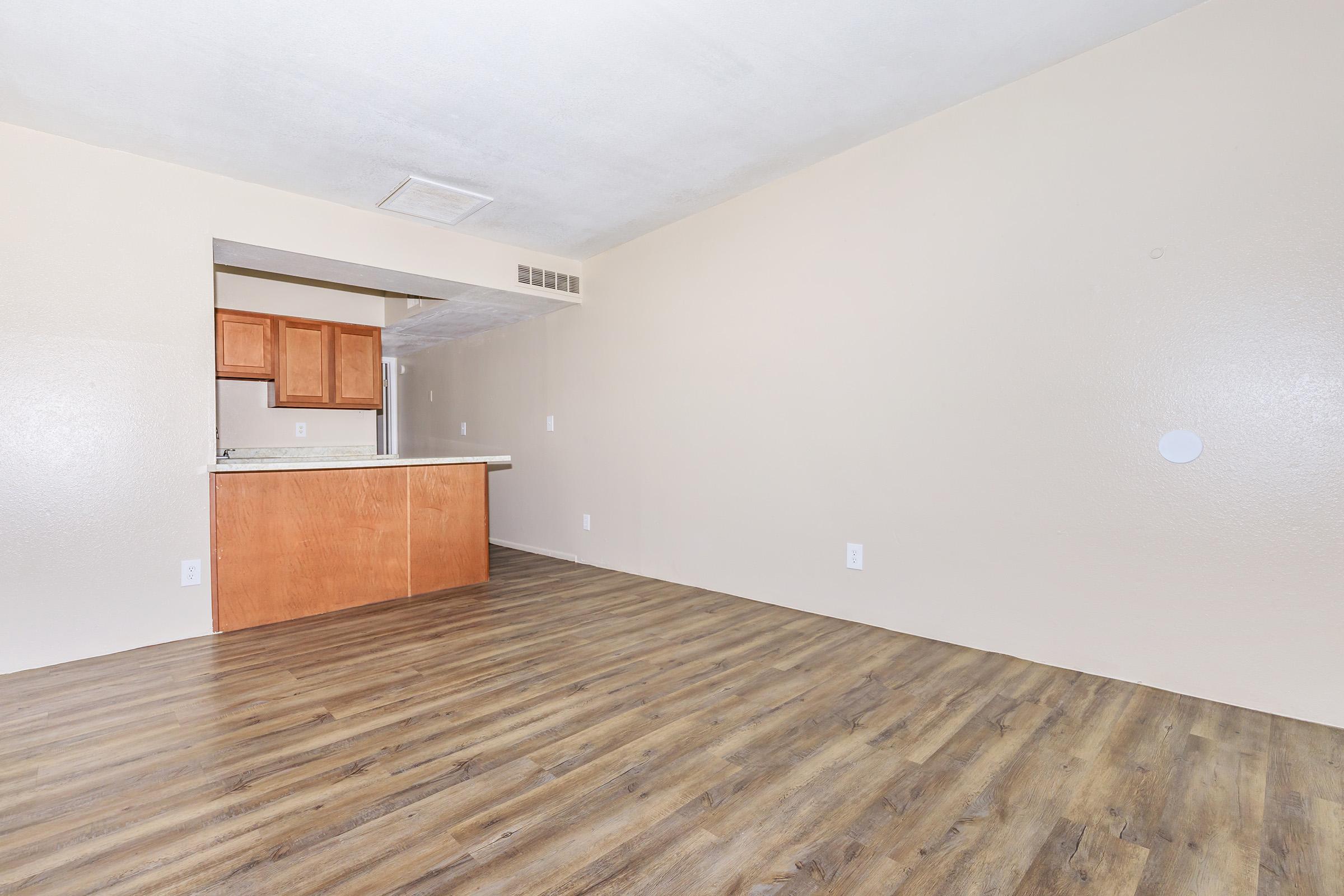 a room with a wooden floor