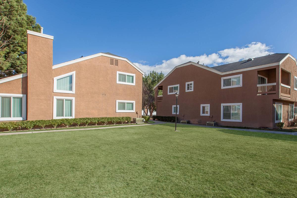 a large lawn in front of a house