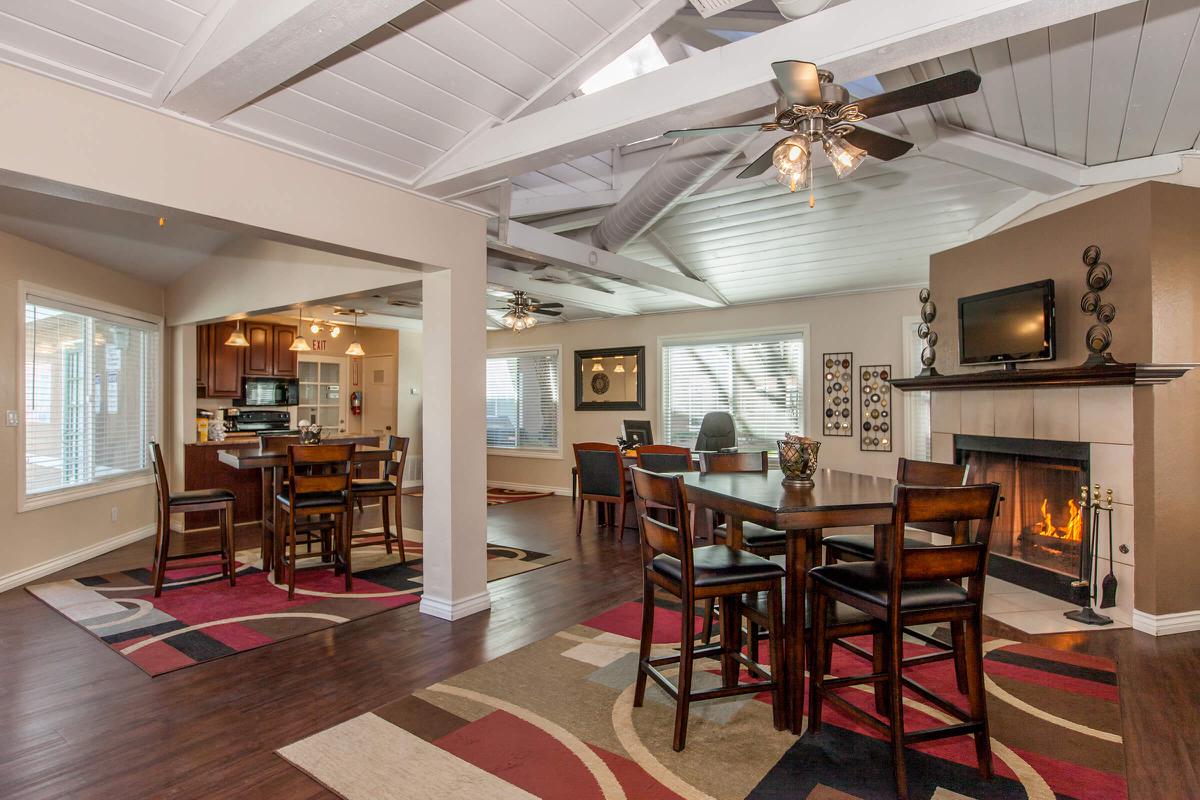 a dining room table