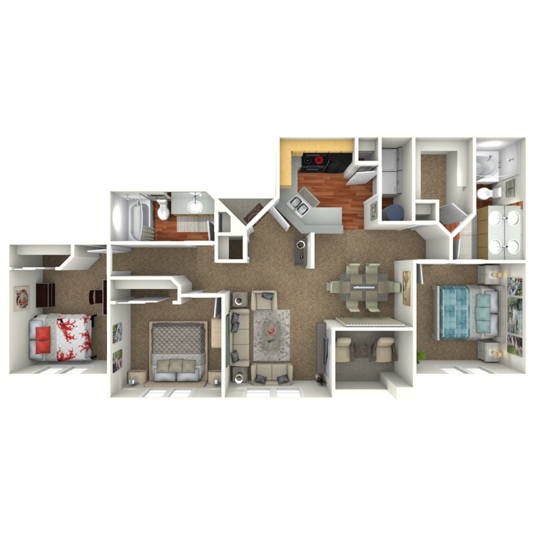 Floor plan image of Yellowstone
