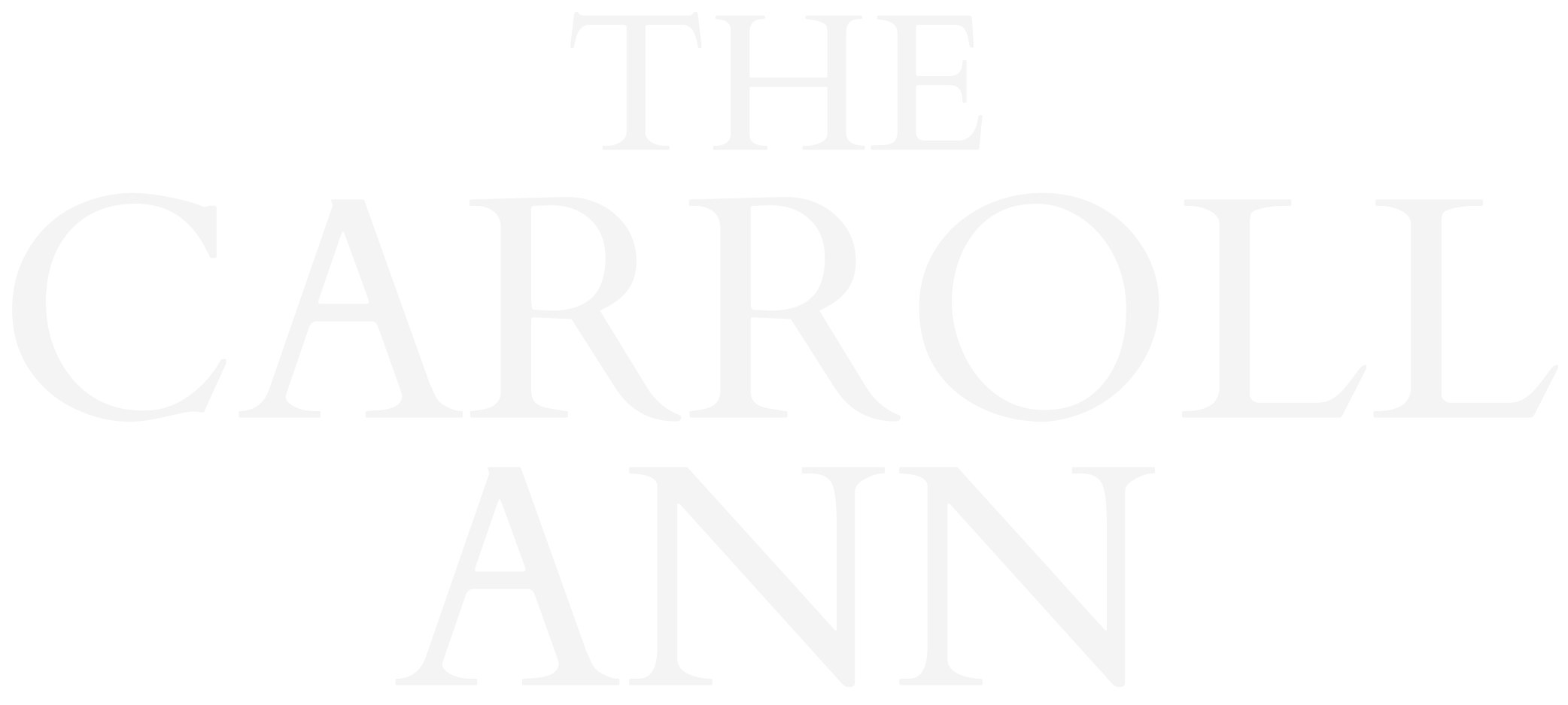 The Carroll Ann ebrochure logo