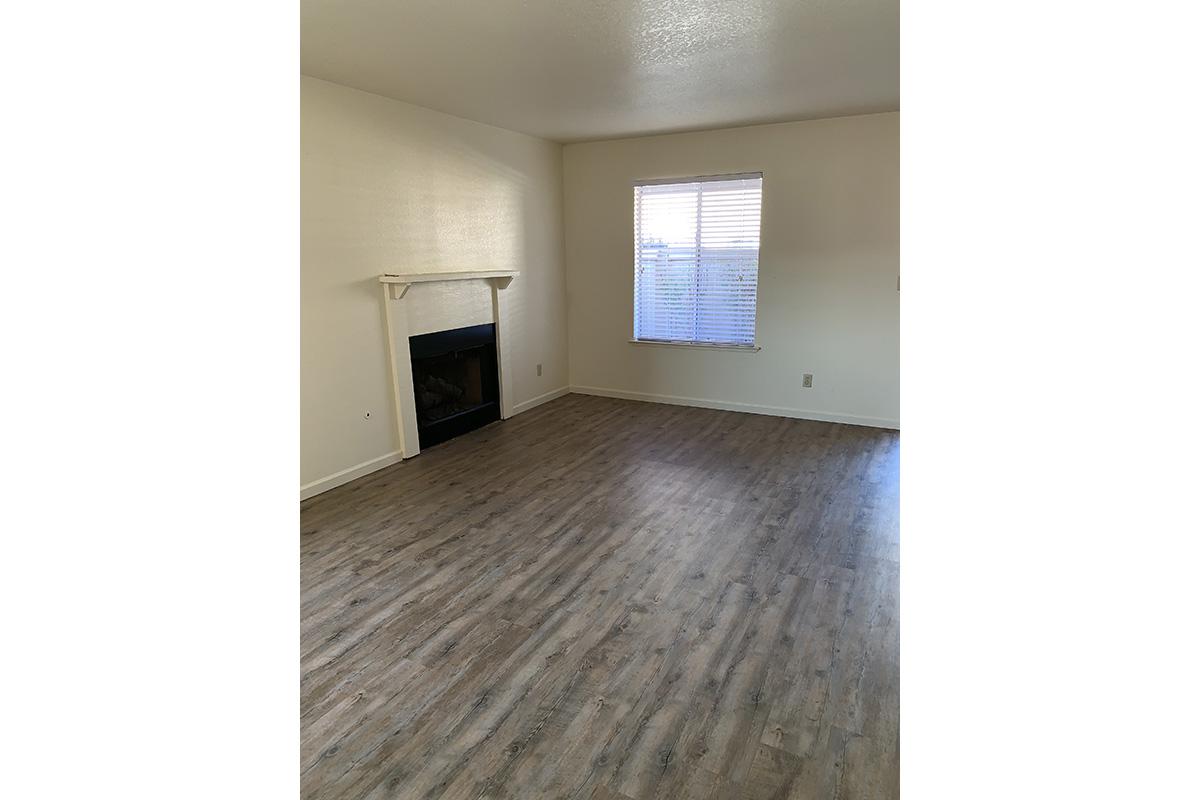 a room with a wooden floor