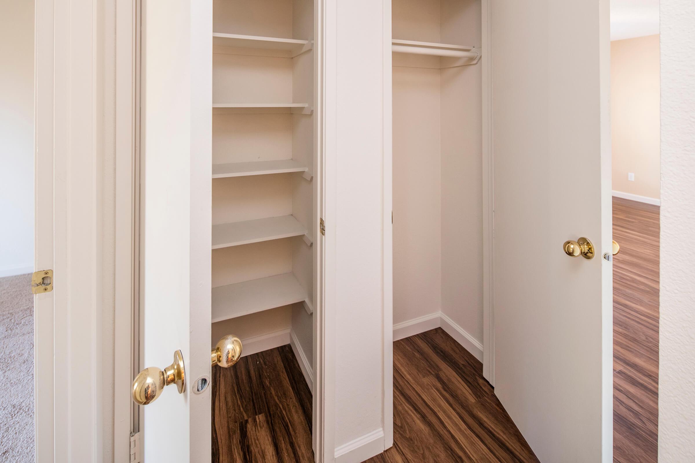 AMPLE CLOSET SPACE