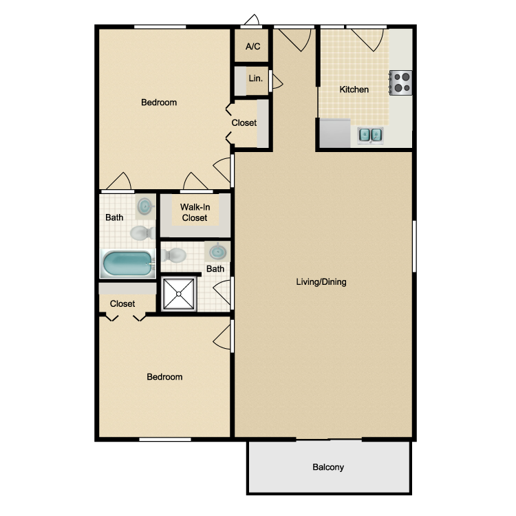 Floor plan image of Quarter Moon