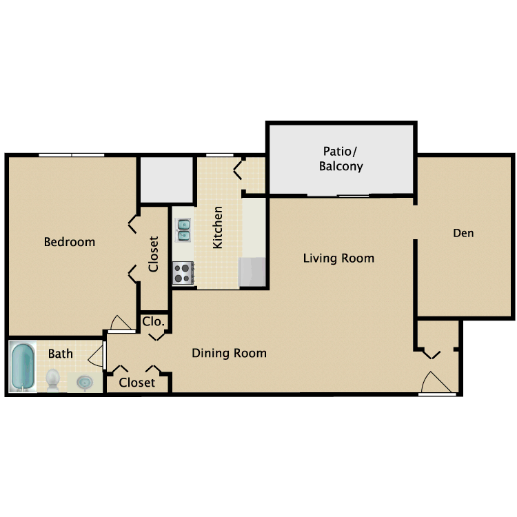 Floor plan image of The Dover