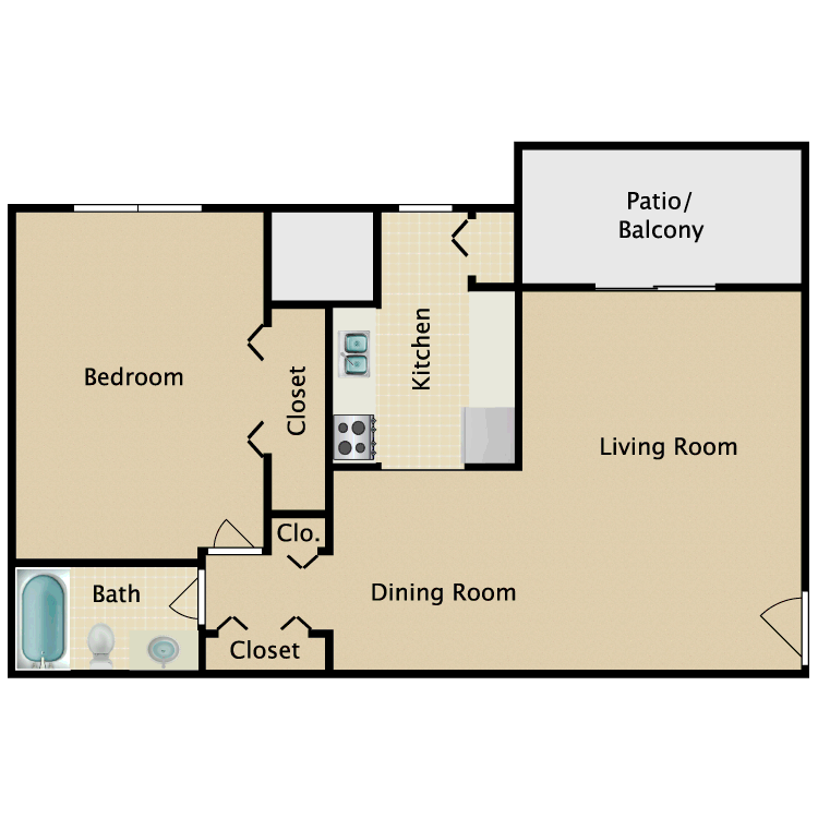Floor plan image of The Canterbury
