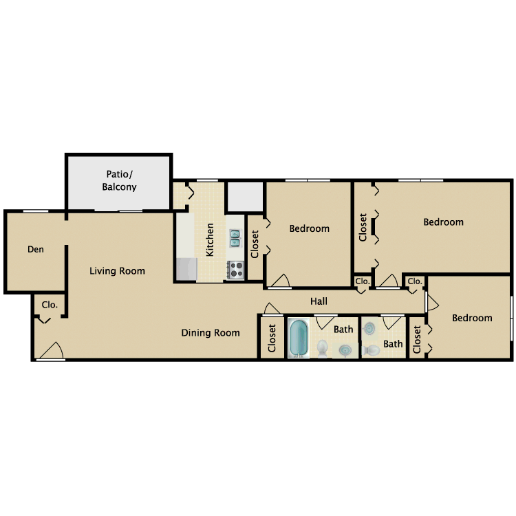 Floor plan image of The Warwick