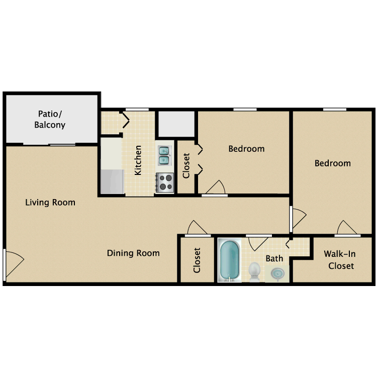 Floor plan image of The Lincoln