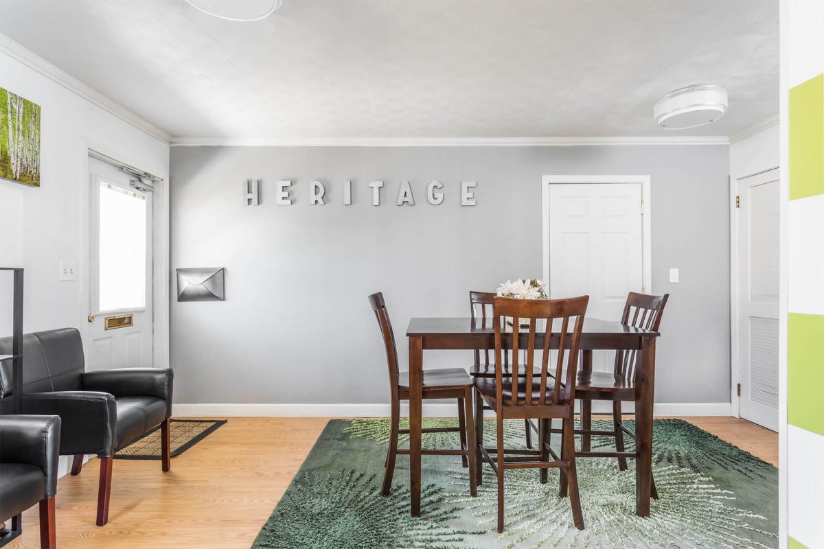 a dining room table