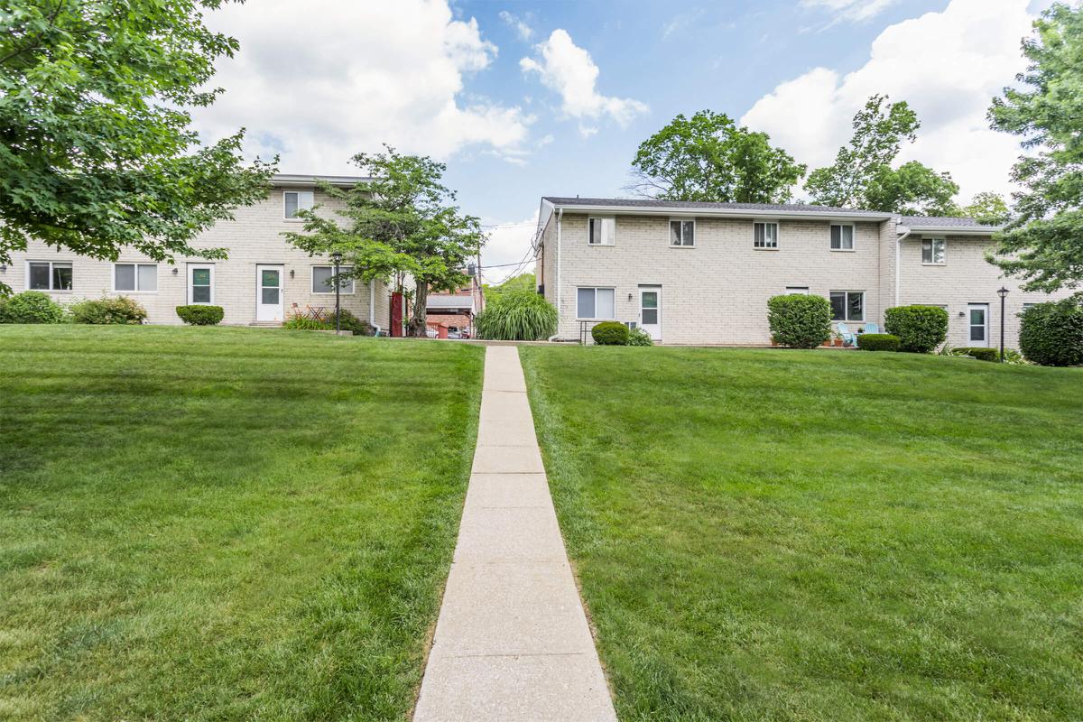 a large lawn in front of a house