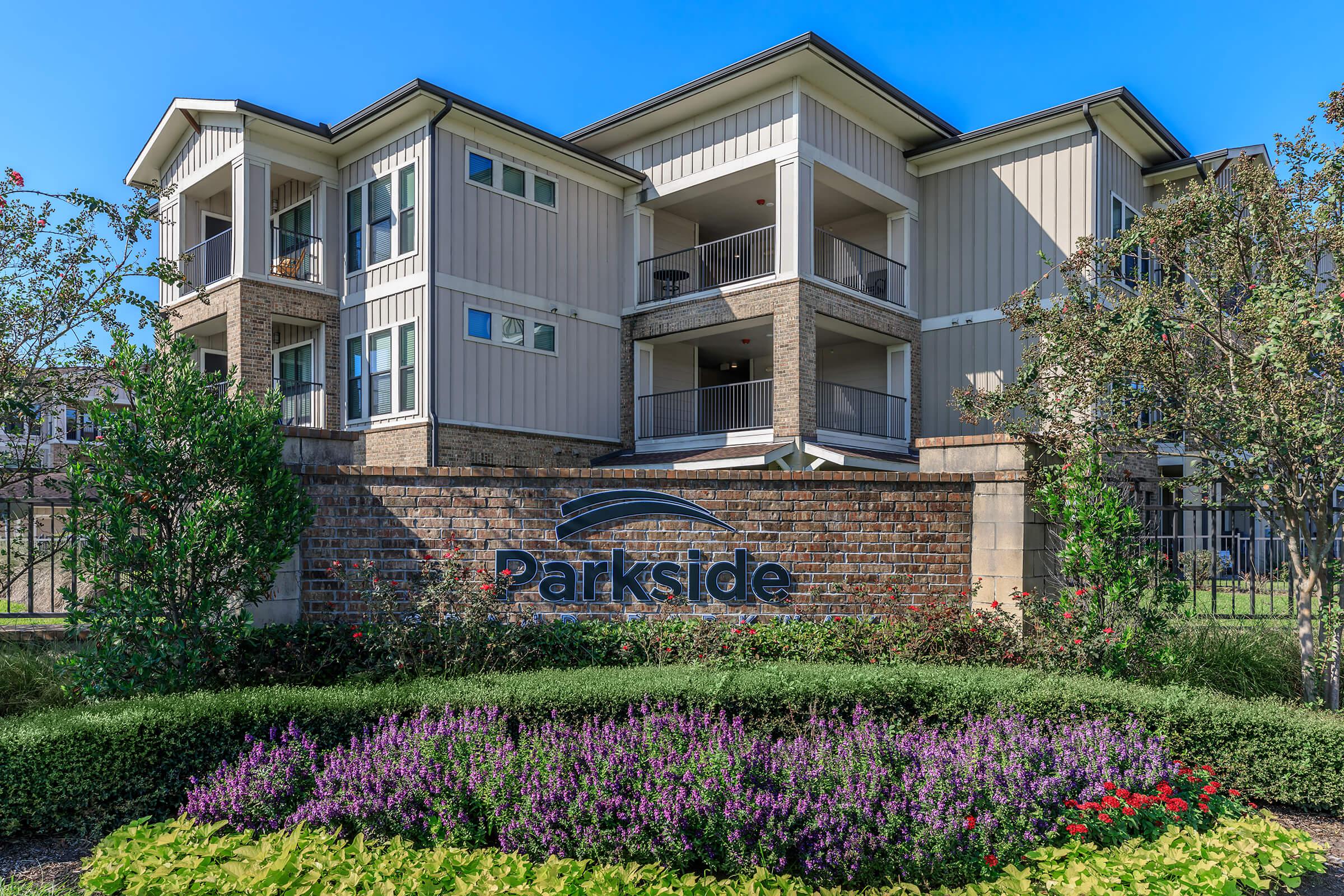 Parkside Grand Parkway monument sign