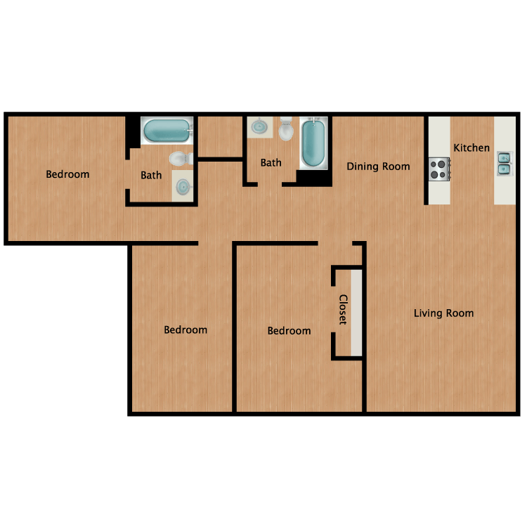 Floor plan image of C1
