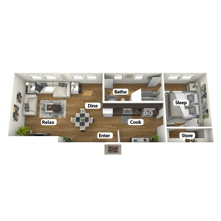 Floor plan image of East Suite