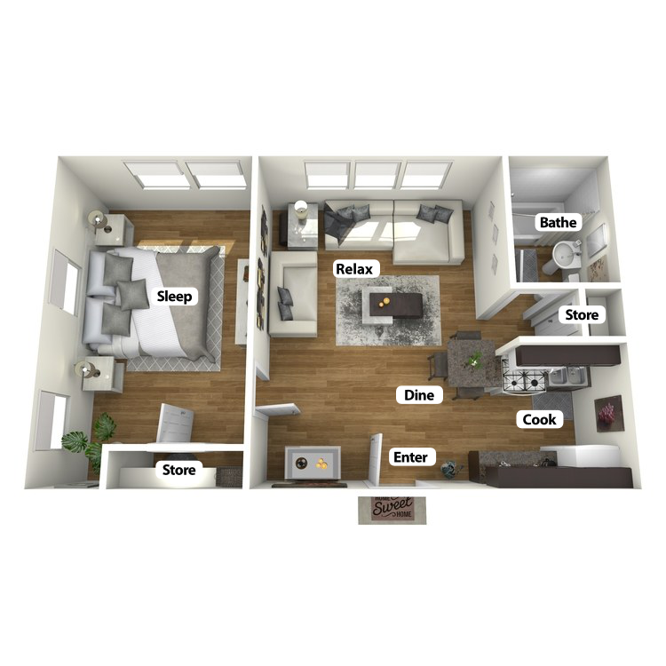 Floor plan image of Julian Room (Corner)