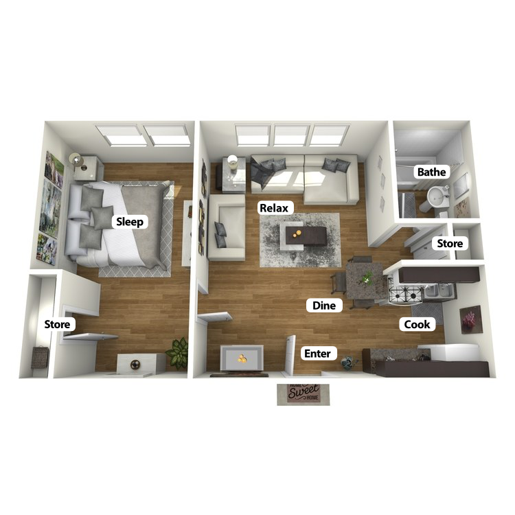 Floor plan image of Julian Room