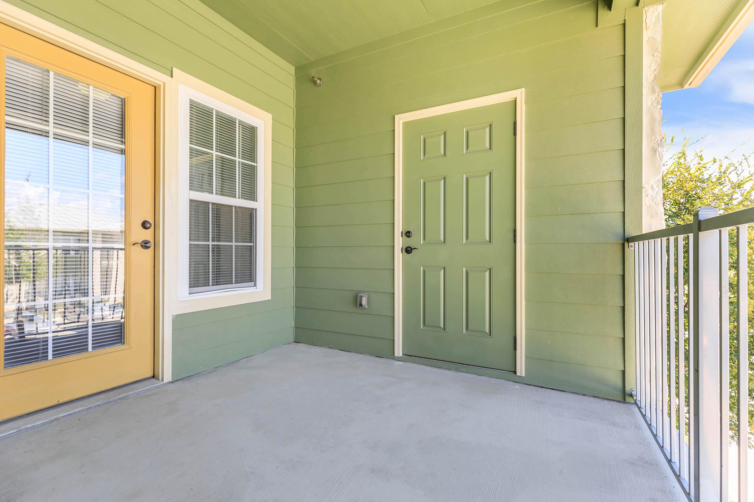 a door with a window