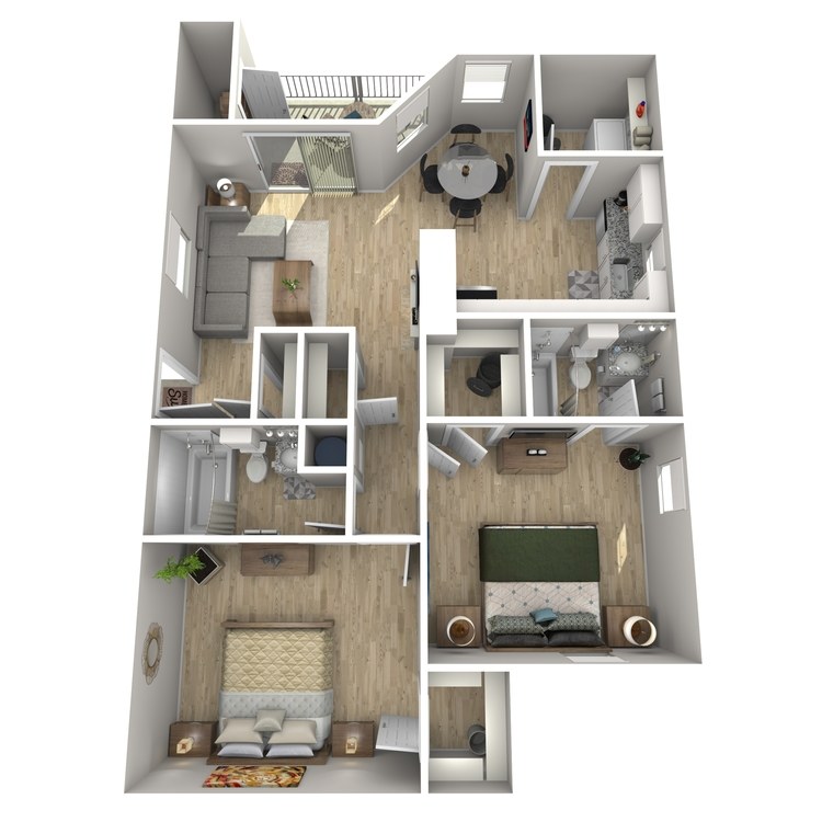 Floor plan image of B2