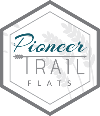 Pioneer Trail Flats Promotional Logo