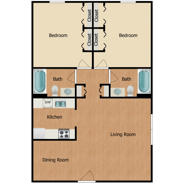 Floor plan image of The University